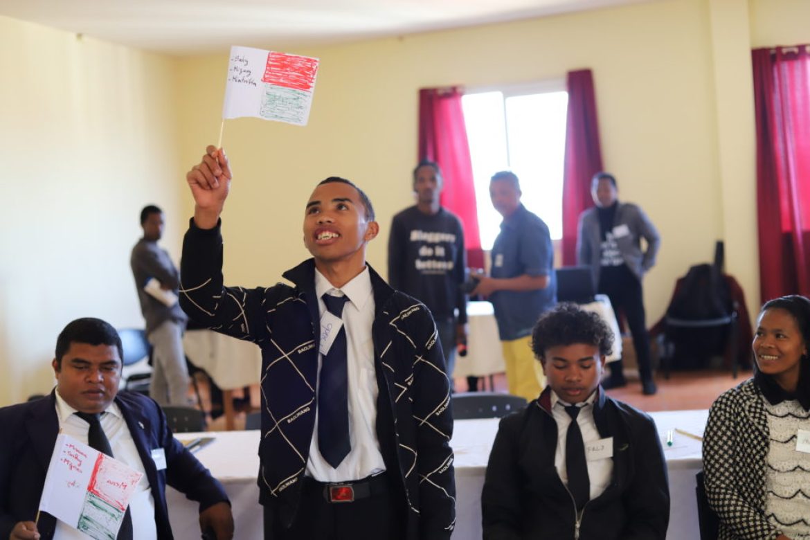 Launch of the project “Malagasy Youth Engagement in the Electoral Process” to strengthen young primo voters participation during the coming elections in Madagascar.